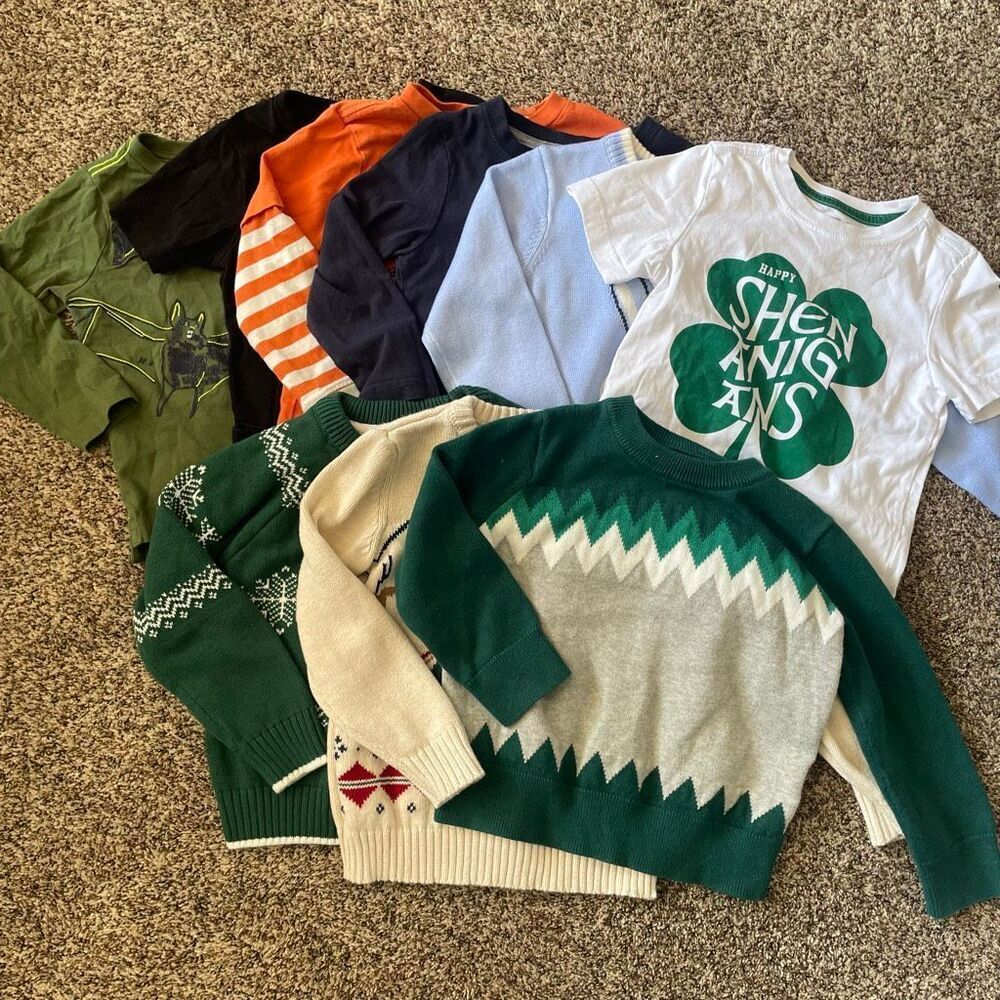3T boys seasonal holiday tops